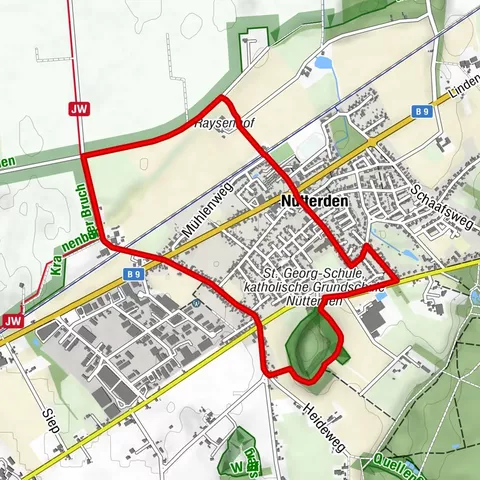 Laufstrecke 7 Kranenburg