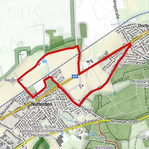 Laufstrecke 6 Kranenburg