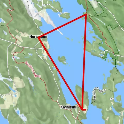 Selbstpaddeln auf dem Herajärvi