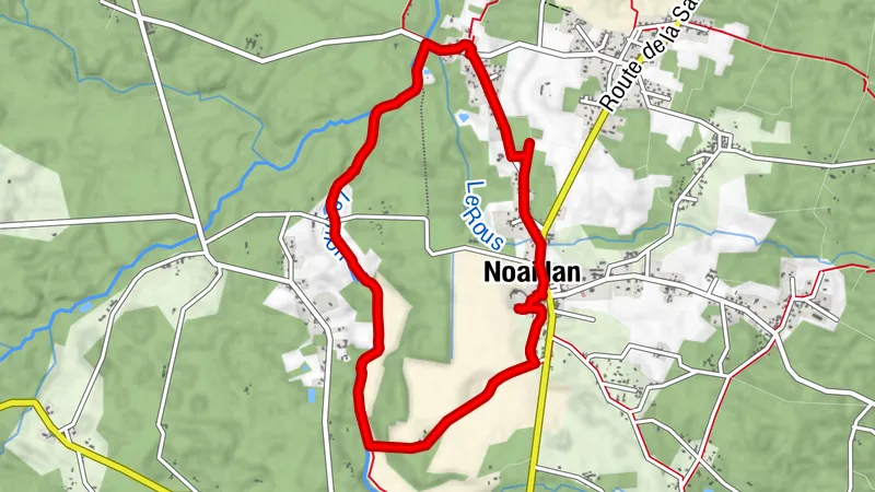 Piste du patrimoine à Noaillan