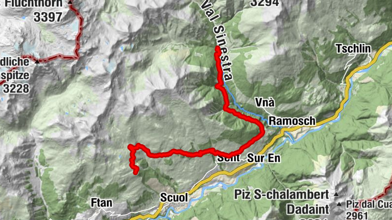 Etappe 3: Heidelberger Hütte - Motta Naluns (Variante 1)