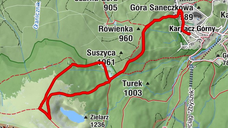 Słonecznik i Mnichy trekking