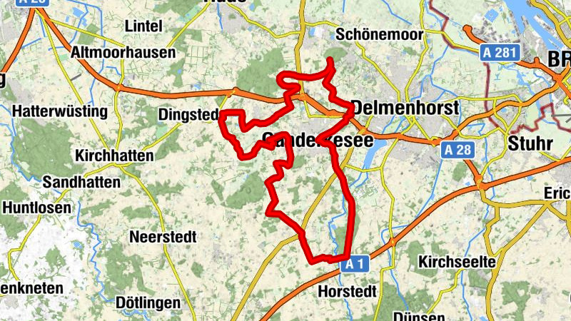 Kleeblattroute Ganderkesee