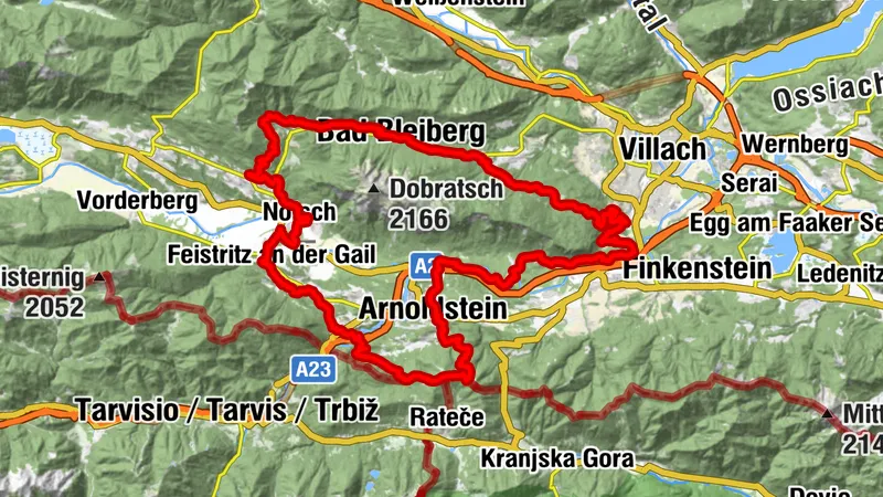 Dobratsch Runde - Gesamtweg