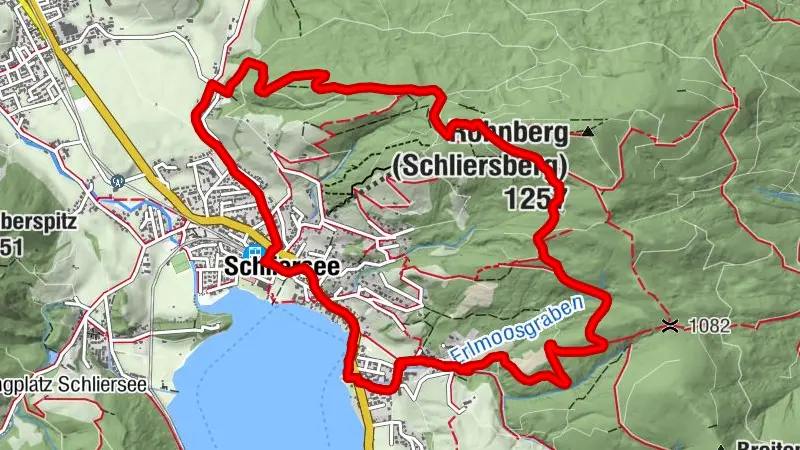 Unterleiten über Schliersberg und Kalkgraben