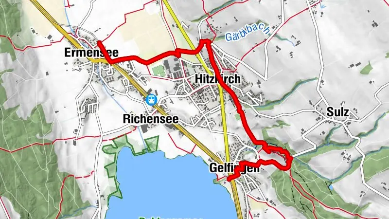 Gelfingen, Schloss Heidegg - Hitzkirch, Wanderung "Orte der Kraft"