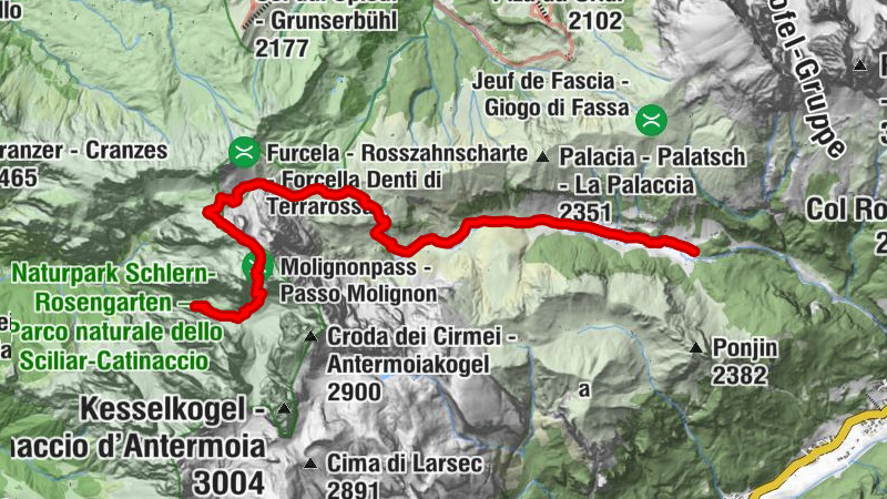 Rifugio Micheluzzi - Rifugio Bergamo