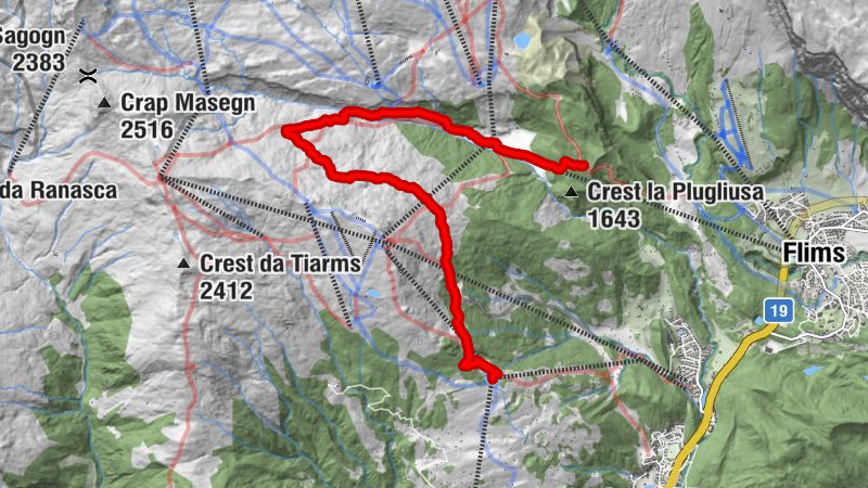 Von Curnius nach Plaun