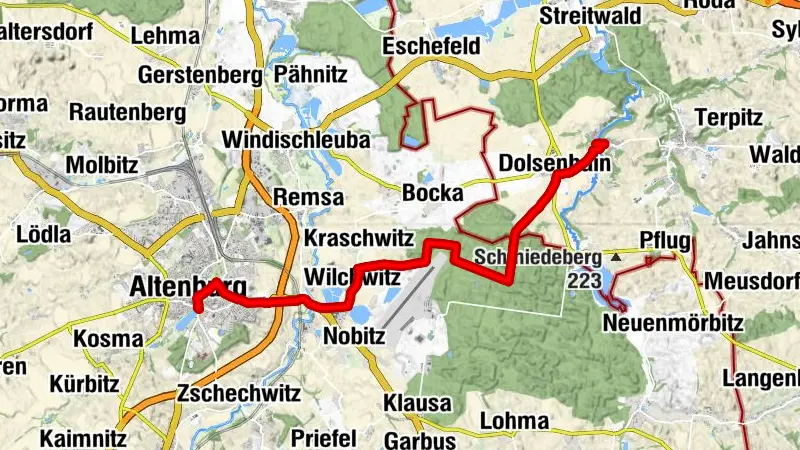 Lutherweg Sachsen von Altenburg nach Gnandstein