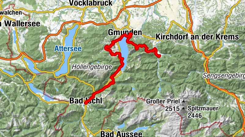 BergeSeen 08 mit dem eMTB von Bad Ischl nach Grünau im Almtal
