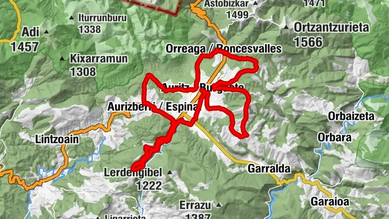 San Nikolas Barikoa eliza - Baratze - Done Jakueren eliza - Oiarburuko Gaina