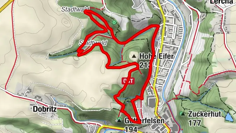 Götterfelsenweg - Wanderliebling Dresden Elbland