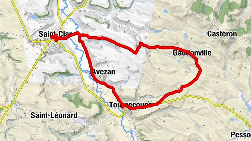 Les oeuvres en roue libre - entre Saint Clar et Tournecoupe