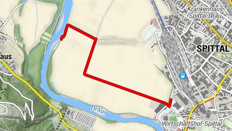 Spaziergang zu den Spittaler Auenturm