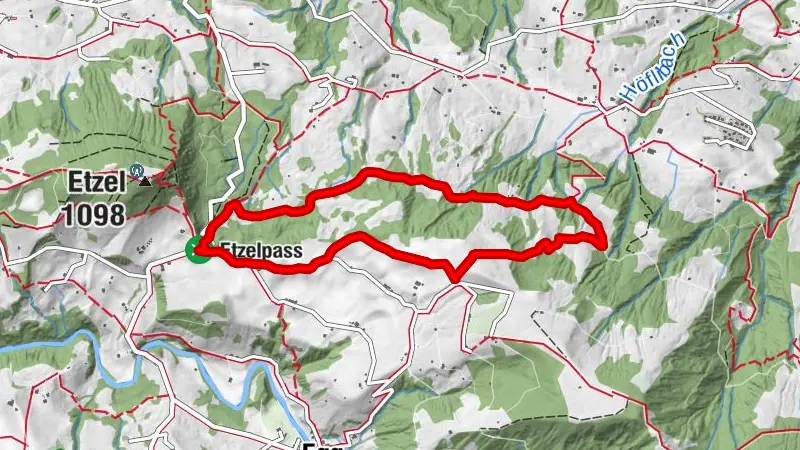 Rundtour Etzelpass Wanderung oder Bike