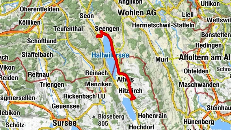 Von Schloss Hallwyl nach Schloss Heidegg