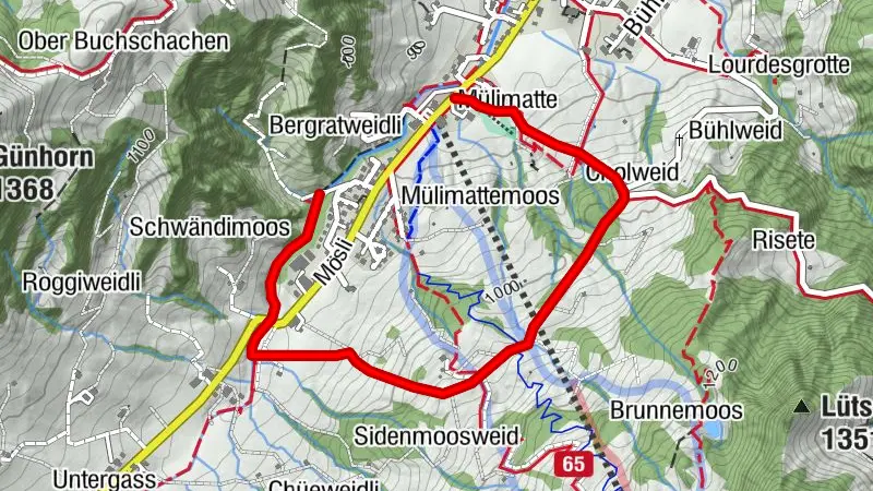 Auf Hügeln der Biosphäre Entlebuch