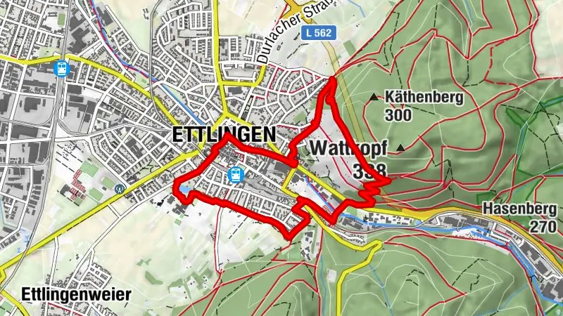 Qualitätsweg "Stadt, Wald, Fluss"