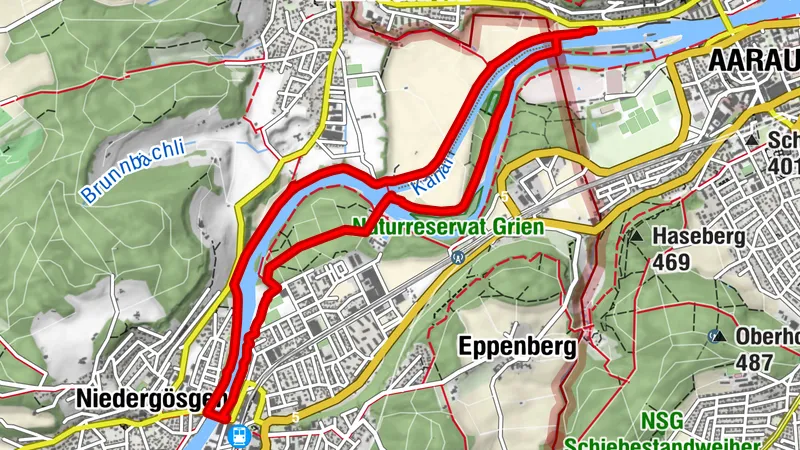 Aarau -Schönewerd Aare Runde