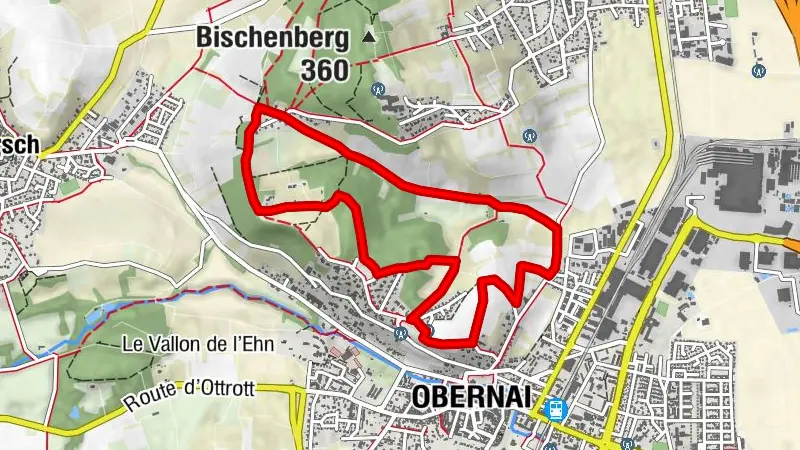 Laufstrecke Mont National