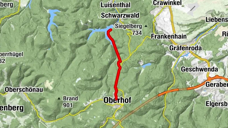 🇩🇪 Tour zur Ohra Talsperre