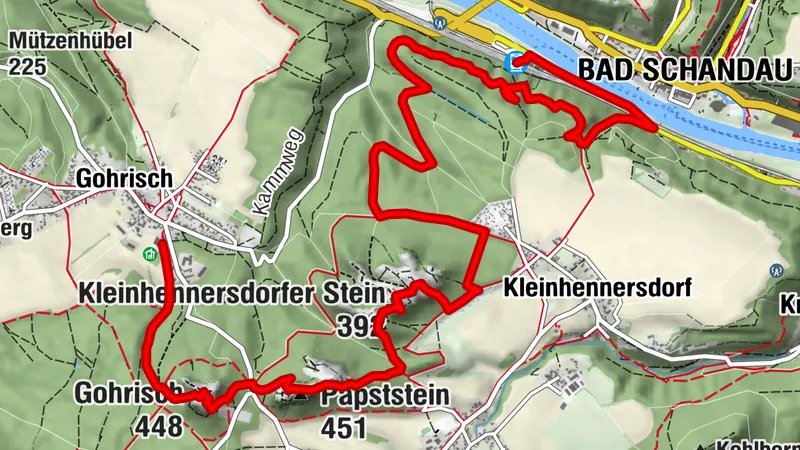 Forststeig - Etappe 7: Von Gohrisch nach Bad Schandau