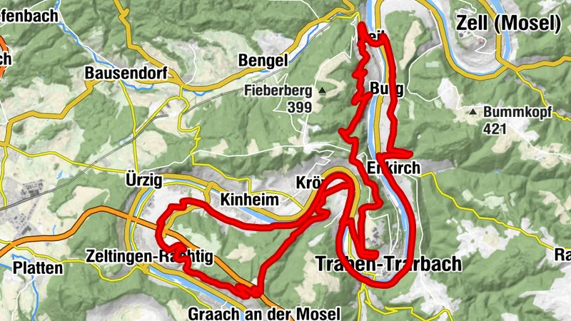 Über die Graacher Schanzen, das Wolfer Kloster und den Mont Royal