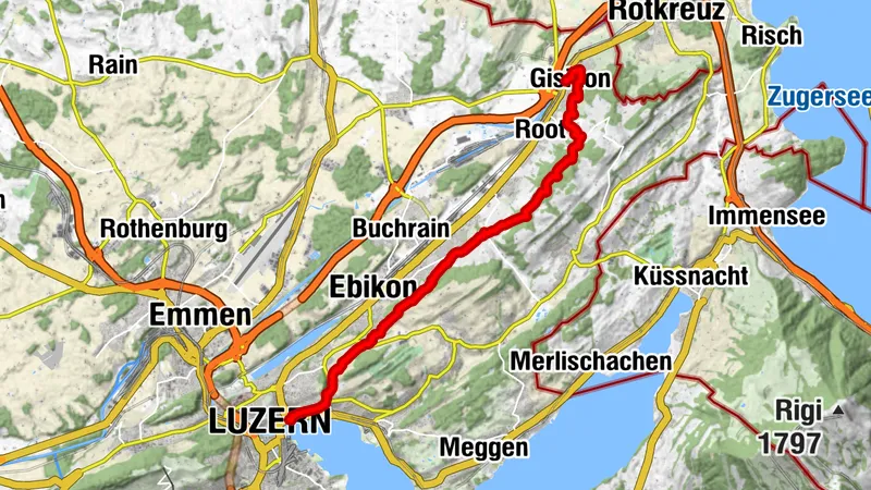 Rontalerhöhenweg, Luzern/Schweiz