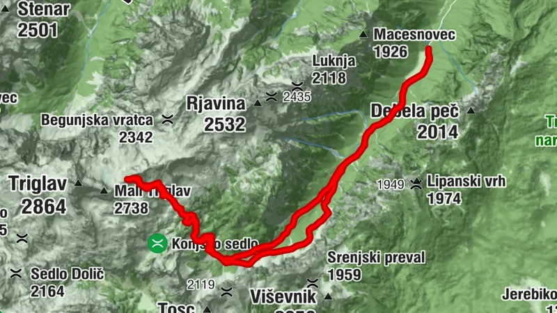 Kredarica 2515 m: unter dem Gipfel des höchsten slowenischen Berges
