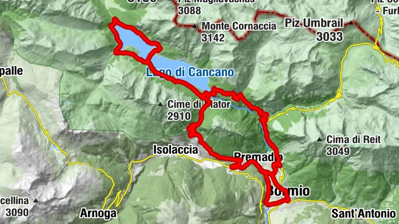 Stelvio E-bike tour: Bormio - Boscopiano e Cancano