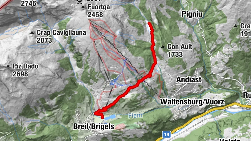 Wanderung Brigels - Resgia Gneida
