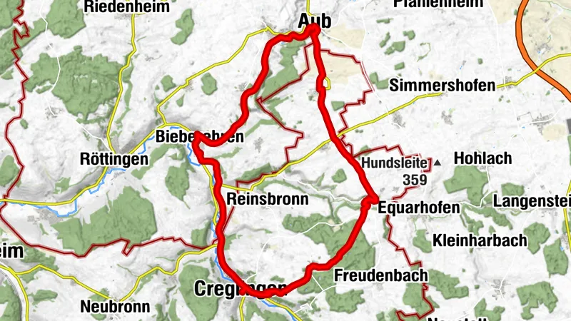 Erlebnistour 11: Taubertal und Gaubahn
