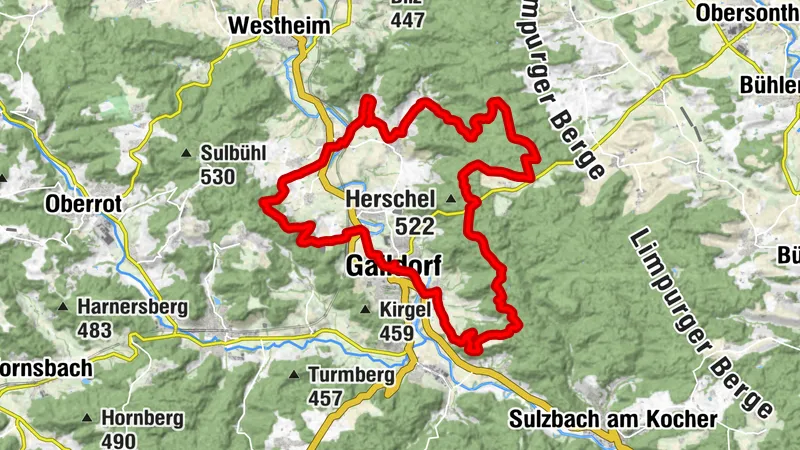 BikeTour Gaildorf - 32 km