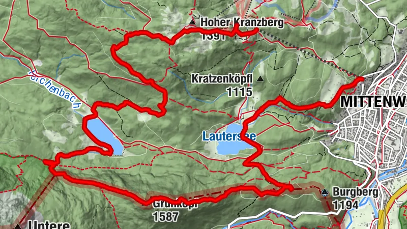 Hoher Kranzberg und Grünkopf