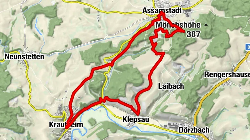 LT 21 Zum Jagsttalblick