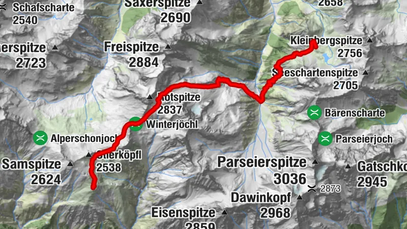 Ansbacher Hütte - Memminger Hütte