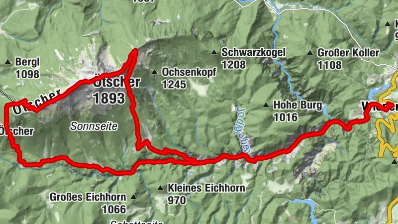 Ötscher durch Ötschergräben und über rauhen Kamm