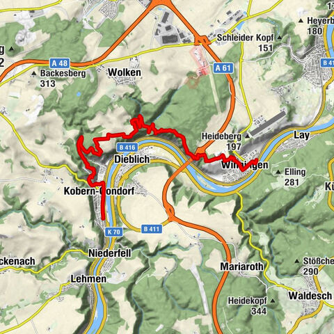 Moselsteig Etappe 23: Kobern-Gondorf – Winningen