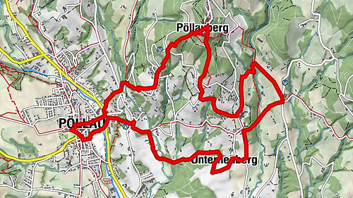 Hirschbirnwanderweg Richtung Pöllauberg