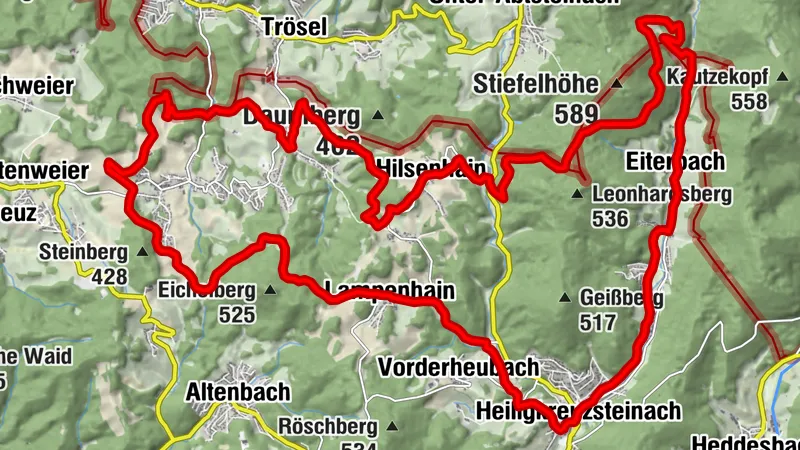 Wanderung im Eiterbachtal