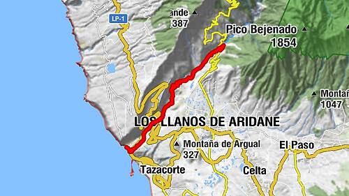 Baranco Tenisca (ab/bis Puerto Tazacorte)