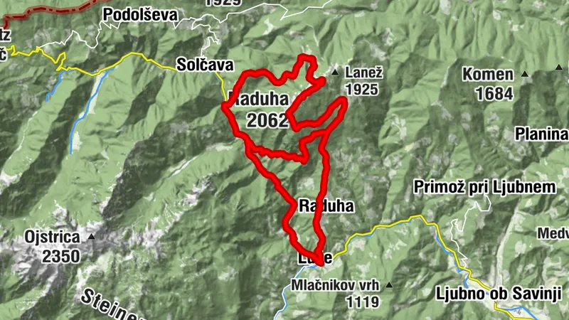 Solcava: Koča na Loki pod Raduho