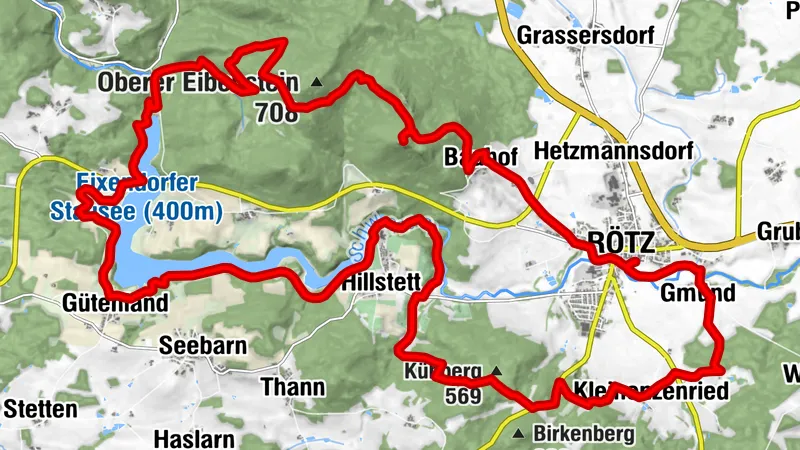 MTB-Tour 8 Rötzer-Schwarzwihrberg-Tour
