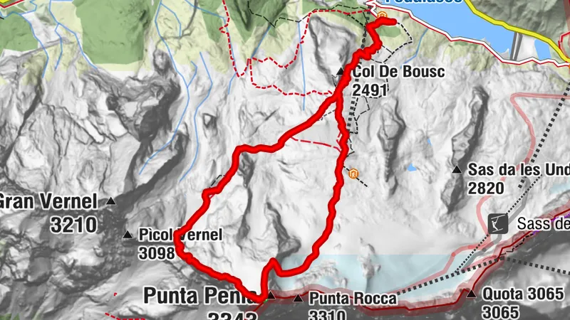I. Punta Penia (3342 m) – Via Ferrata Cresta Ovest