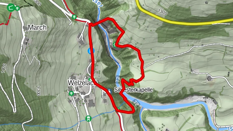 Rundwanderung Hängebrücke Iselschlucht