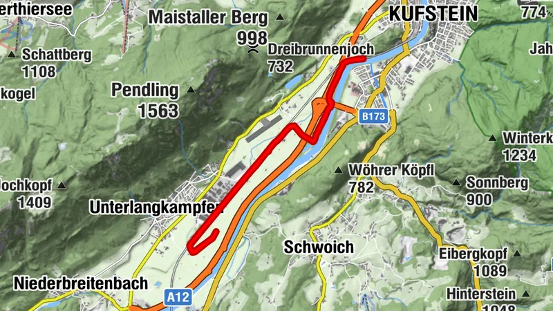 31.5.2026 Mittagslaufrunde Kufstein, Tirol/Österreich