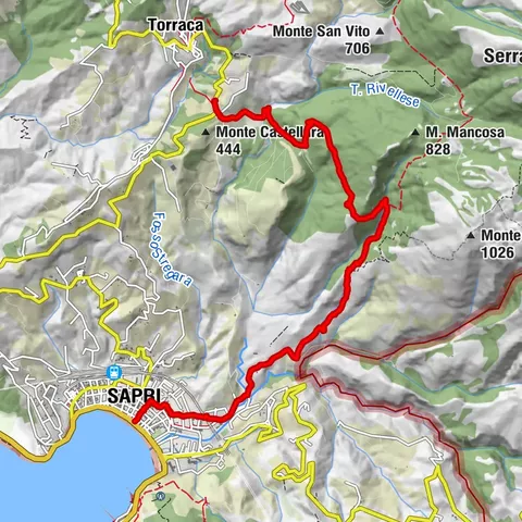 Cammino di San Nilo - Prima Tappa - Sapri - Torraca.