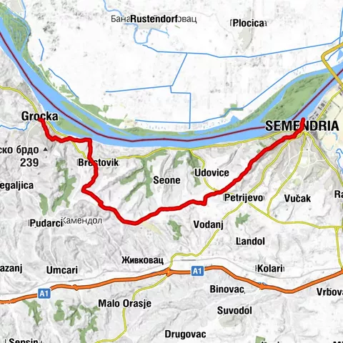ST404 Gročka - Smederevo