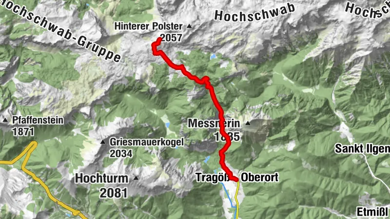 Tragöß-Sonnschienalm-Kl. Ebenstein-Sonnschienhütte