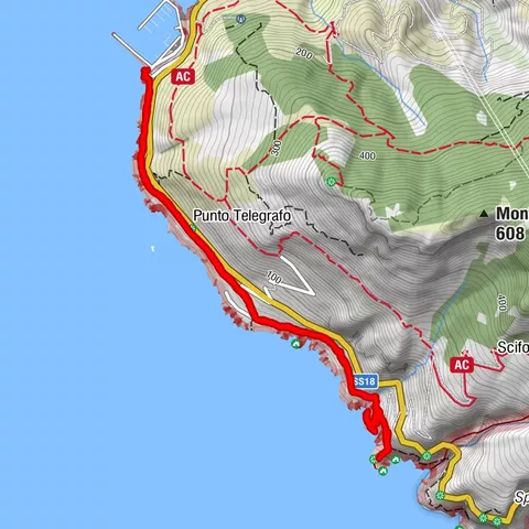 Monte Ceraso - Sentiero Apprezzami l'Asino - Porto-Torre Mezzanotte